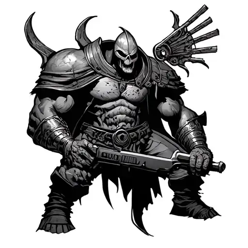 doom marauder tattoo design idea