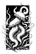 Nudibranch tattoo design idea