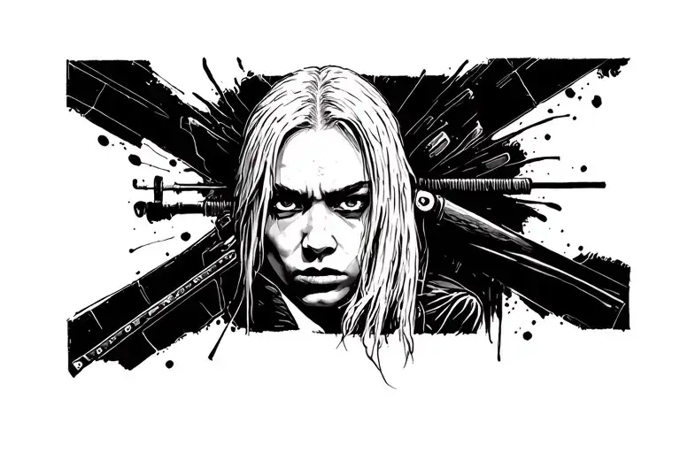 kill bill movie tattoo design idea