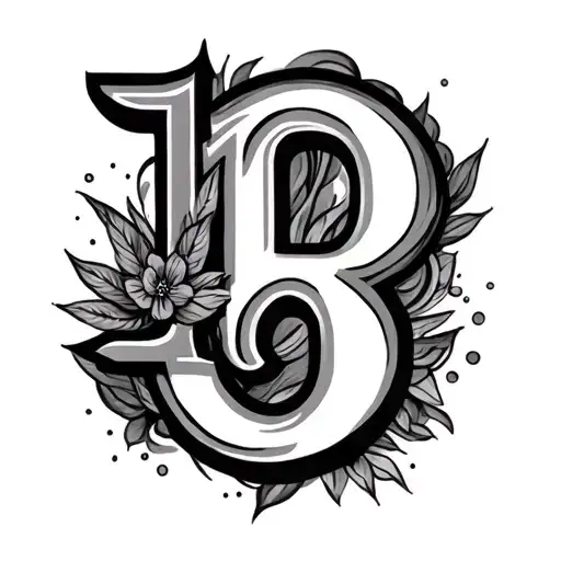 Numerology tattoo design idea