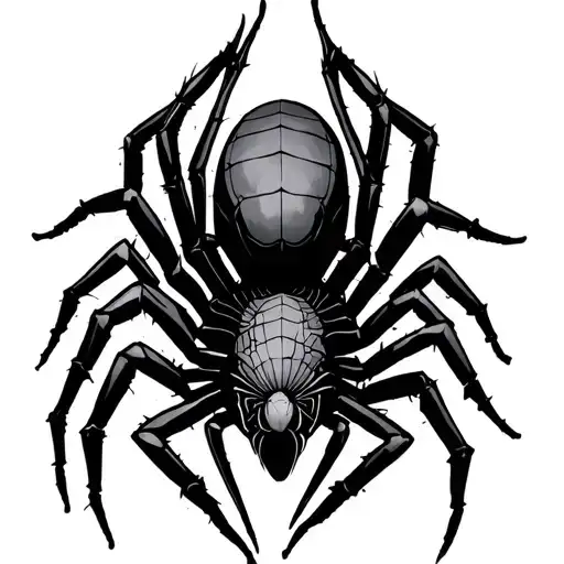 hunter x hunter spider tattoo with judgment chin no number  tattoo design idea