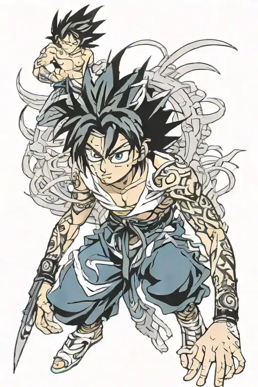 Gojo Satoru tattoo design idea