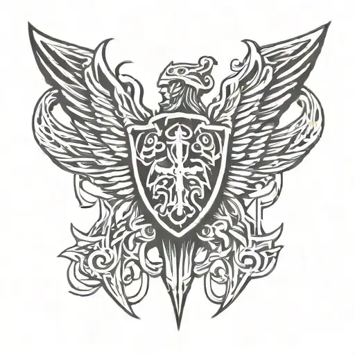 chest armor of god tattoo tattoo design idea