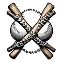 baseball laces infinity around elbow tattoo design idea