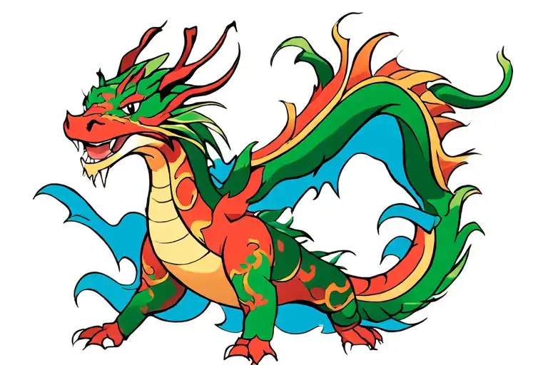 Mushu mulan tattoo design idea