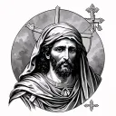 Saint Anthony tattoo design idea