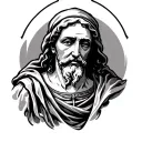 Saint Anthony tattoo design idea