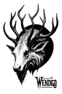 Wendigo tattoo design idea