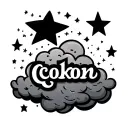 clouds and stars with the name colston in the middle of it tattoo design idea