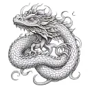 Basilisk tattoo design idea