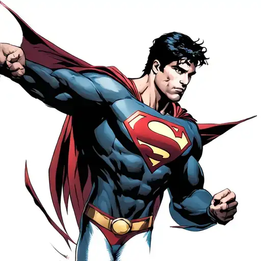superman tattoo design idea
