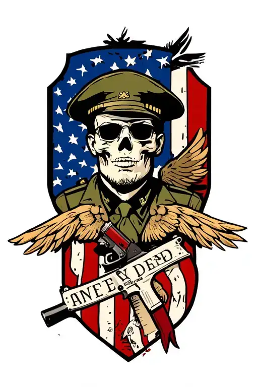 army, EMT, Eagle Scout, Bataan Death March, thin blue line tattoo design idea