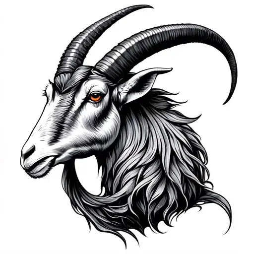 Capricorn Sea Goat tattoo design idea