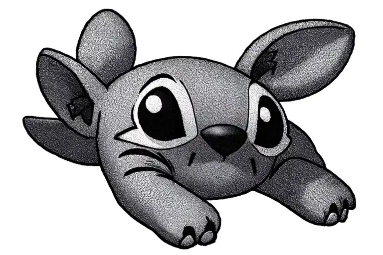 "Doudou 09/26/98" Stitch tattoo design idea
