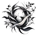 Kintsugi tattoo design idea