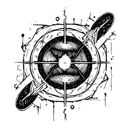 boredom symbol tattoo design idea