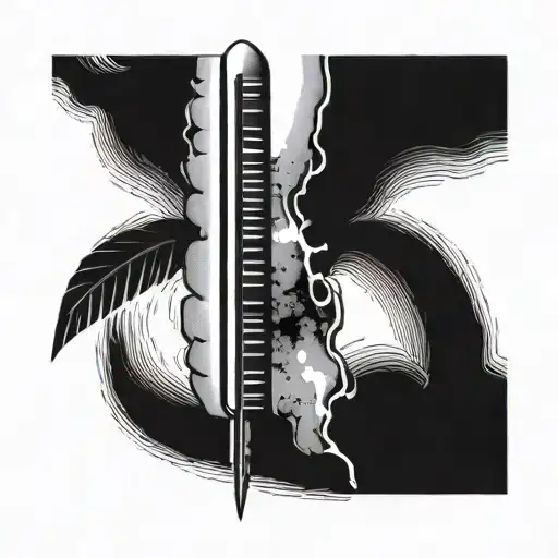 Ogham tattoo design idea