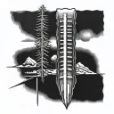 Ogham tattoo design idea