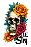 "One Sin" Sin tattoo design idea