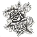 Renaissance tattoo design idea
