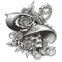 Renaissance tattoo design idea