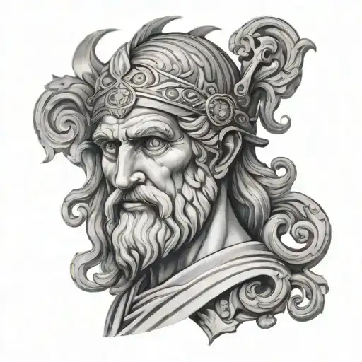 Odysseus tattoo design idea