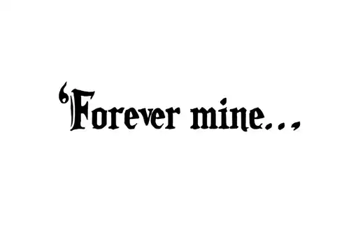 "Forever mine ..." tattoo design idea
