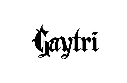 "Gaytri" tattoo design idea