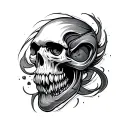 Turbo charged 3D tattoo design idea