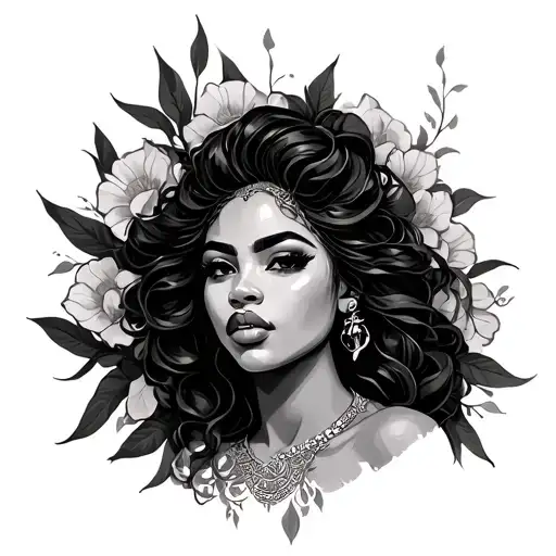 Oshun tattoo design idea