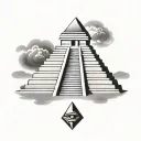 Mayan pyramid tattoo design idea