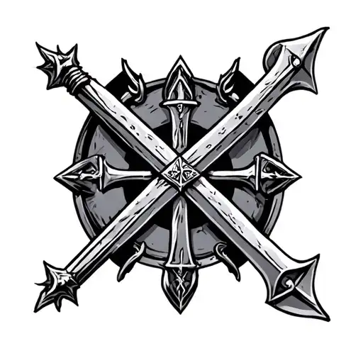 knight templar tattoo design idea