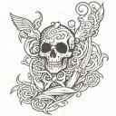 "hangtime⬇️" above crotch tatoo tattoo design idea