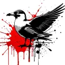 gull tattoo design idea