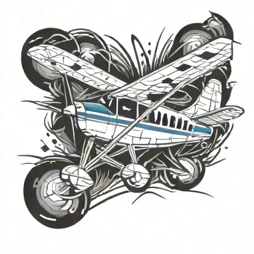 cessna 172 tattoo design idea