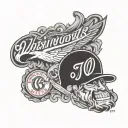 Washington nationals Maryland Arizona 13 tattoo design idea