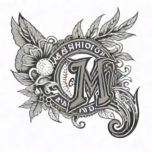 Washington nationals Maryland Arizona 13 tattoo design idea