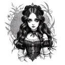 Alice Madness Returns tattoo design idea