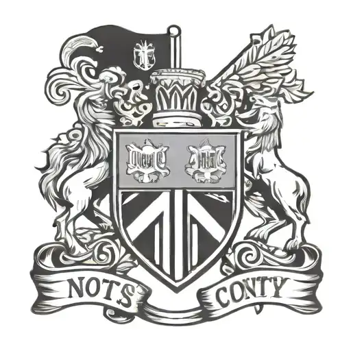 Notts county badge  tattoo design idea