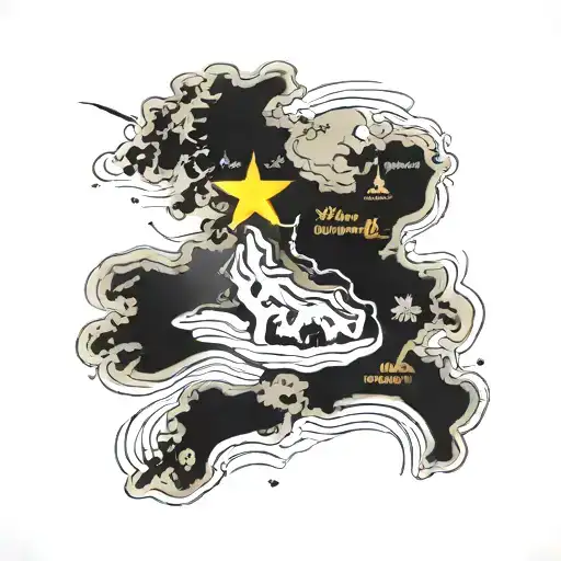 map of colombia and venezuela ireland travel tattoo design idea