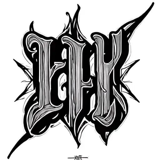 Two Word Ambigram Generator tattoo design idea