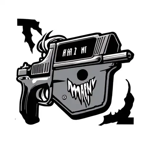 Hotline Miami tattoo design idea