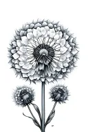 Dandelion tattoo design idea