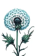 Dandelion tattoo design idea