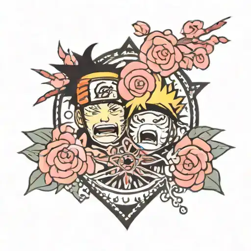 Naruto and Sakura tattoo design idea