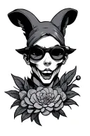 2000's cartoon tattoo design idea