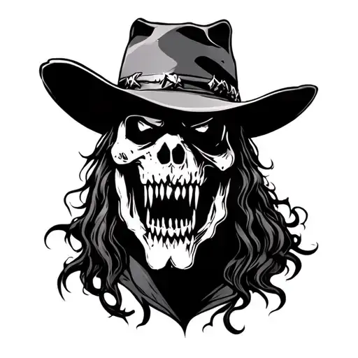 pantera cowboys from hell tattoo design idea