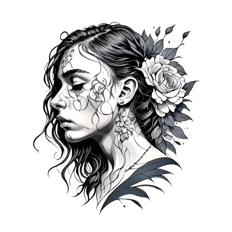 surviving depression tattoo design idea