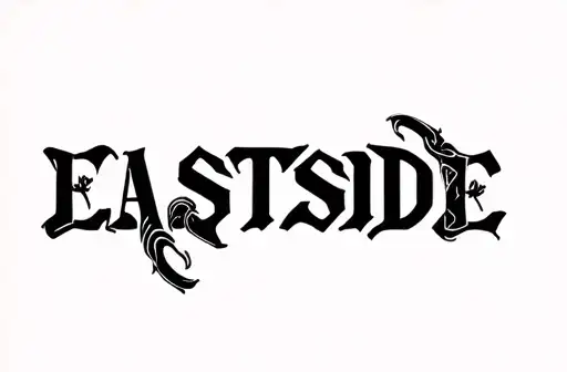 "Eastside" tattoo design idea