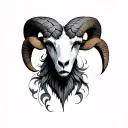 Aries Libra tattoo design idea